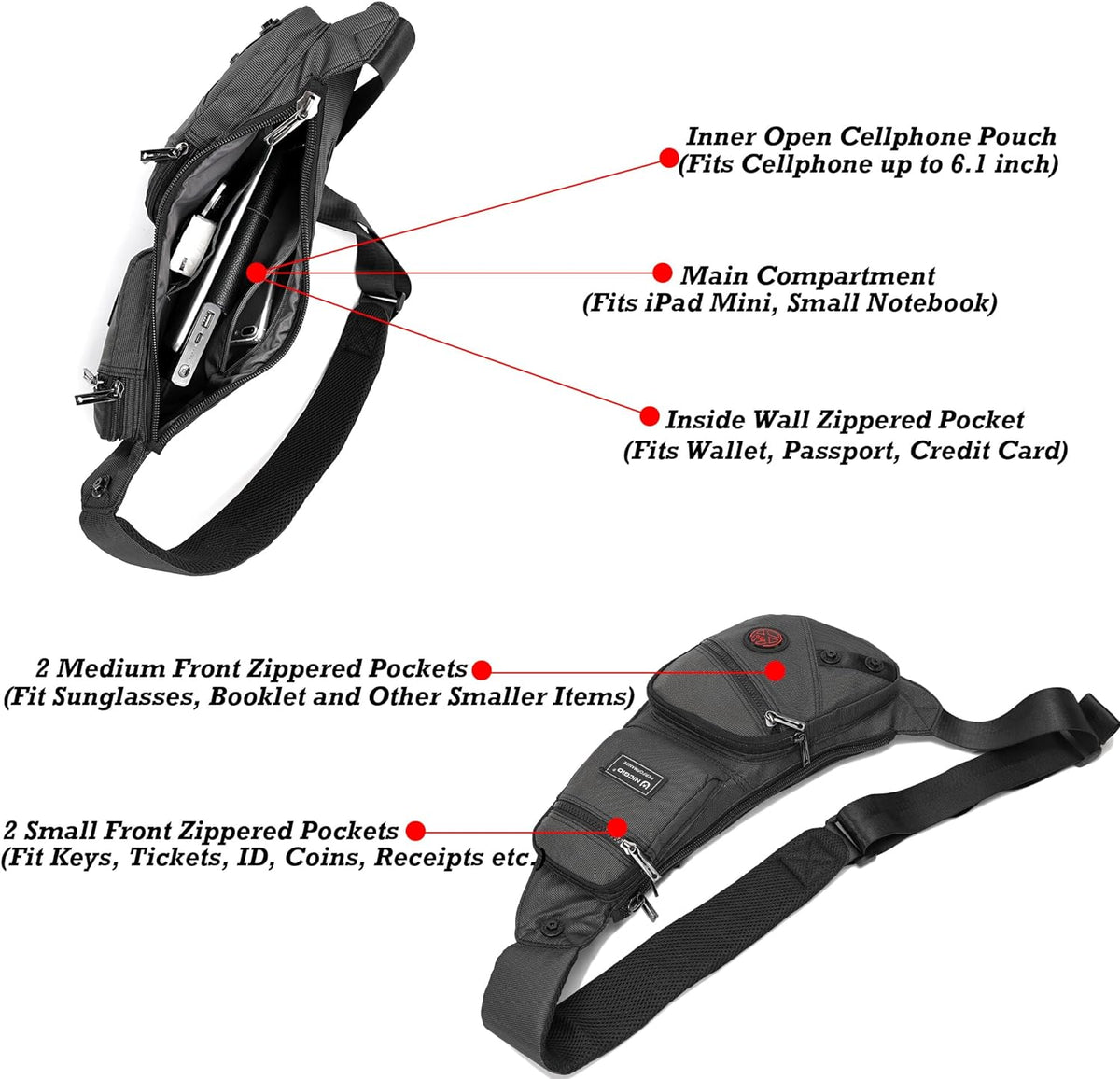 Cross body Travel bag